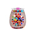 thumbnail image 1 of Dicimi Calentador de cera de vidrio con mosaico, quemador de aceite eléctrico, calentador de cera para velas, calentador de cera para cera perfumada para quemador de aceites esenciales y quemador de c, 1 of 1