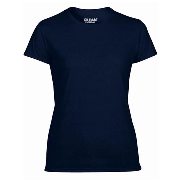 Gildan Missy Fit Women's Large Adult Performance Short Sleeve T-Shirt, Navy