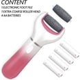 thumbnail image 2 of Amopé Pedi Perfect Foot File with Diamond Crystals - Electronic Pedicure Tool - Extra Coarse, Pink, 2 of 3