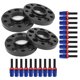 thumbnail image 3 of Kit escalonado de espaciadores de rueda centrados en el cubo M12x1.5 con pernos accesorio apto para 1 3 5 6 7 Series E82 E30 E36 E60Blue, 3 of 12