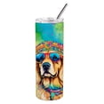 thumbnail image 4 of Carolines Treasures DAC2496TBL20 3 x 8.25 x 3 in. & 20 oz Corgi Hippie Dawg Stainless Steel Skinny Tumbler, 4 of 5
