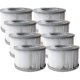 thumbnail image 1 of Hgbd Pack of 8 Replacement Filter Cartridges for Mspa Inflatable Pool, Ruikalucky Jacuzzi, 1 of 5