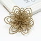 thumbnail image 3 of Flores navideñas huecas de polvo dorado Corona navideña de ratán Decoración DIY Flores navideñas Accesorios para árboles de Navidad, 3 of 7