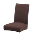 thumbnail image 1 of Injueey Funda sólida para silla de comedor, funda protectora giratoria Universal cómoda, resistente al desgaste, forma de diamante, estilo Simple Decoración del hogar marrón Injueey HA012483-02, 1 of 6