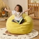 thumbnail image 1 of Puf Cansunna Teardrop con espuma viscoelástica, tamaño pequeño, amarillo, 1 of 8