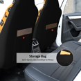 thumbnail image 5 of Uemuo German Shepherd Woof Pattern Car Seat Covers for Front Seats Waterproof Seat Covers for Cars, Universal Auto Front Seats Protector Fits for Car-2 PCS, 5 of 6