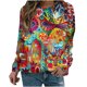 thumbnail image 2 of ICHUANYI Clearance Women Shirts Graphic Printed Long Sleeve Crewneck Sweatshirt Pullover Comfy Tops ICHUANYI "ICHUANYI", 2 of 4