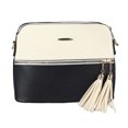 thumbnail image 4 of Women 3 in 1 Shoulder Bag PU Leather Purses Handbags Top Handle Satchel Bags Purse Set with Shoulder Strap White and Black Free Size, 4 of 8