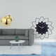 thumbnail image 2 of Reloj de pared decorativo con escultura de fruta, estatua acrílica, silencioso, sin , manecillas de barrido suave, material cerámico creativo, a, 2 of 8