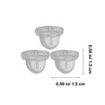 thumbnail image 2 of QUMIIRITY 200pcs Locking Pin Backs Butterfly Cap Transparent Rubber for Lapel Pins Making, 2 of 7