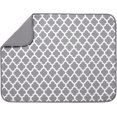 thumbnail image 1 of xianyou-Absorbent, Reversible XL Microfiber Dish Drying Mat for Kitchen, 18 Inch x 24 Inch, White Trellis, 1 of 4