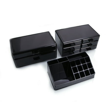 9 5 X6 X11 6 Makeup Drawer Organizer With 8 Drawers And 16 Grid