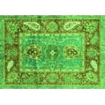 thumbnail image 1 of Ahgly Company Indoor Rectangle Oriental Green Traditional Area Rugs, 7' x 9', 1 of 4