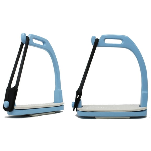 Horse Saddle  English Stainless Steel Safety Peacock Breakaway Stirrup Irons 4-3/4" 51111LB