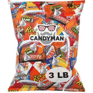 CANDYMAN 5 Pound Bag Mix of Chocolate, Individually Wrapped