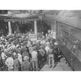 thumbnail image 2 of Harding-Coolidge Theatrical League Train Arriving In Marion History (36 x 24), 2 of 2