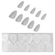 thumbnail image 3 of 10 Uds. De uñas postizas de cobertura completa, puntas de uñas postizas artificiales brillantes, calcomanía de manicura para mujeres y niñasN5344-03, 3 of 8