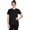 Black, variant on Next Level Women�'s CVC Relaxed T-Shirt
