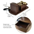 thumbnail image 3 of Retro Classical Wall Mount Corded Phone Model Antique Landline Telephone with Storage Box Moderns Home Decors, 3 of 8