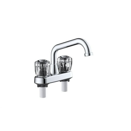 Home Plus Classic Two Handle Laundry/Utility Faucet, Chrome