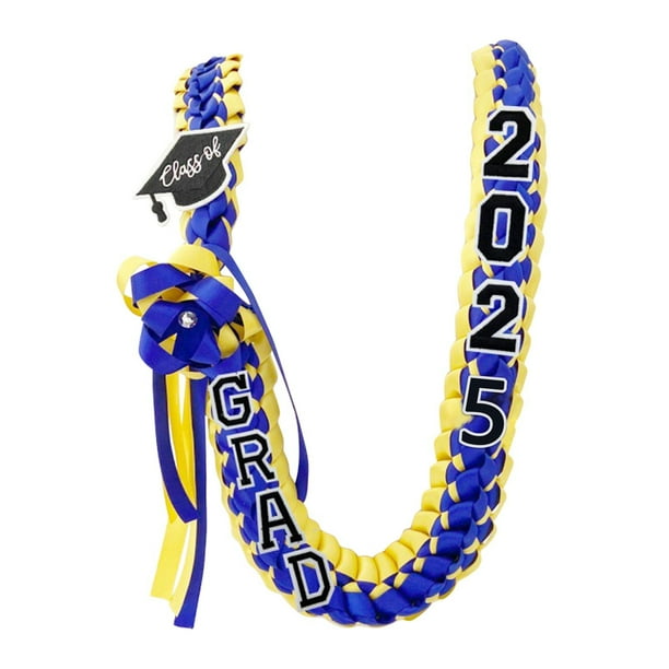 Fiudx Corona de Graduación, Juego de Cintas Coloridas Hechas a Mano, Exquisita Cuerda de Honor, Accesorios de Diseño Personalizables, Ceremonia de Celebración/Reconocimiento/Graduación, Regalo Perfec