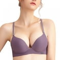 thumbnail image 5 of Saient Women Ice Silk Push Up Bra Lingerie Seamless Wire Free Brassiere, 5 of 6
