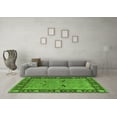 thumbnail image 3 of Ahgly Company Indoor Rectangle Oriental Green Industrial Area Rugs, 7' x 10', 3 of 4