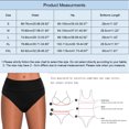 thumbnail image 3 of vigerkar Women's High Waisted Bikini Bottoms Tummy Control Ruched Bathing Suit Swim Bottom Navy, S, 3 of 6