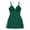 Green, variant on V Neck Sleeveless Nightgown Side Slit Lace Trim Sleepwear Night Dress for Occasions See Thru Night Gown