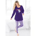 thumbnail image 6 of Dreams & Co. Plus Size 2-Piece Pj Legging Set, 6 of 6