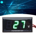 thumbnail image 4 of Motocicleta Temperatura Digital De Agua LCD Ultra Delgada Con Adaptador De Sensores 12V Para La Mayoría De Las Motocicletas, 4 of 7