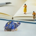 thumbnail image 3 of Kuluzego Crystal Turtle Figurines Natural Healing Amethyst Tortoise Statue Paperweight Hand Carved Pocket Sculpture Home, 3 of 5