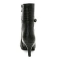 thumbnail image 6 of Ferwind Women's Mid-Calf Boots Two-Tone Accent Kitten Heels Adult Black  8, 6 of 8