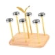 thumbnail image 5 of Escurridor de tazas con base antideslizante, ahorra espacio y organizador para botellas de agua, ideal para mostrador, cafetería, hogar y bar., 5 of 9