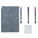 thumbnail image 4 of Cuaderno reutilizable, impermeable, agenda, bloc de notas, bloc de notas, cuaderno de escritorio Azul marino, 4 of 9