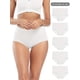 thumbnail image 1 of Conjunto de 5 bragas básicas de talla grande para mujer, ropa interior suave de cintura alta lisa y elástica media, conjunto de cinco piezas, 1 of 5