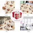 thumbnail image 6 of Hedgehogs Throw Blanket Lightweight Warm Flannel Fleece Blankets Cozy Soft Air Conditioning Blanket Gift for Women Men Girls Boys 60"x50", 6 of 6
