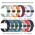 thumbnail image 2 of Correa de silicona original 2025 para Samsung Watch 6/5/4 40 44 mm 5 Pro 45 mm Correa con hebilla magnética Galaxy Watch 4/6 Classic 42 43 mm 46 47 mm, 2 of 5