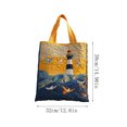 thumbnail image 3 of KEVCHE Quilted Tote Bag, Ocean Turtle Canvas Totes, Women Casual Shoulder Bag Handbag, Portable Fashion Beach Bag Grocery Bags, 3 of 3