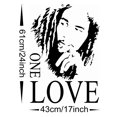 thumbnail image 3 of Adhesivo de pared Bob Marley One Love Inspirational, 43 x 61 cm, 3 of 3