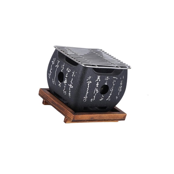 Ywmsfl Elegant Engravings Charcoal Grills For Home Use Feature Rustproof Construction And Designs Outdoor Cooking Gril