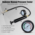 thumbnail image 2 of Pressure Tester Kit, 18PCS Automotive Water Tank Manual Pump Pressure Test Tool and Adapters Work on Cooling System Leak Down Detection for Cars Motorcycles Trucks Airlifts,  red case, 2 of 9