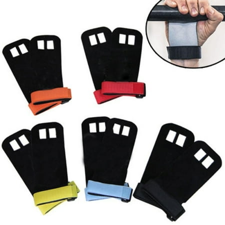 grips glove pull crossfit palm protectors lift gym leather hand weight barbell grip