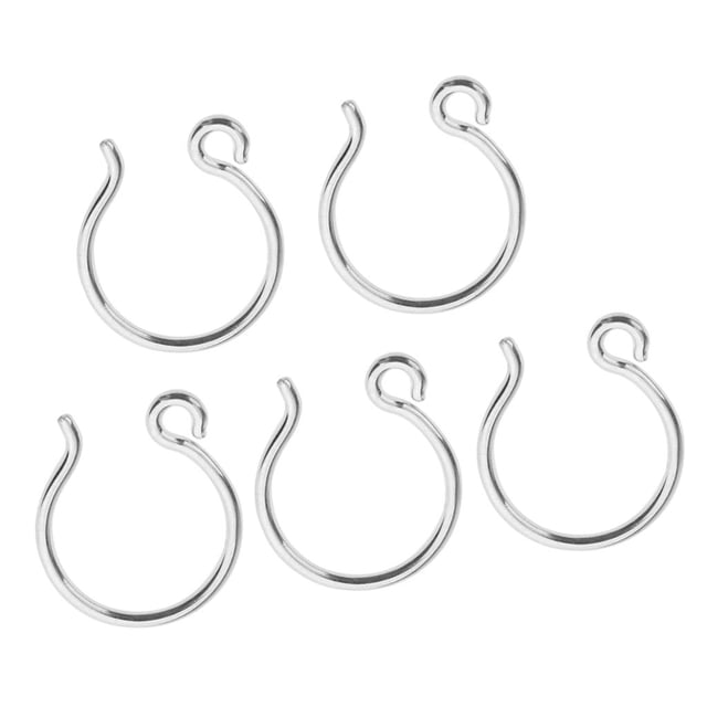 5 Piezas 925 Alambre de Alambre de Plata de Ley 925 para Joyería de Bricolaje Pendiente Hallazgo Hallazgos Macarena Alambre del oído