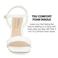 thumbnail image 3 of Journee Collection Womens Tivona Tru Comfort Foam Wide Width Mid Heel Ankle Strap Sandals, 3 of 7