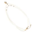 thumbnail image 4 of Women Double Layers Faux Artificial Pearl Jewelry Necklace Clothes Accessory Gift, 4 of 8