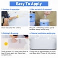 thumbnail image 6 of DWIL Tub and Tile Paint 16.5 oz, Tub Paint for Bathtub, Tile Refinishing with Hardener, Water Based, Low Odor, Semi-Gloss White, 25-30sq.ft, 6 of 10