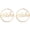 Style 3, variant on Personalized Name Hoop Earrings for Women, Custom Circle Earrings with Name, Stylish Personalized Jewelry Gift for Her, Custom Name Accessories