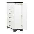 thumbnail image 6 of Tuxedo 6-Drawer Chest with Side Cabinets - Piano Keyboard, 6 of 20