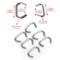 thumbnail image 2 of 6pcs Sidemount Clip Professional Sturdy D Shaped Nylon Band Clamp Swimming Sport Tools Small Fixator Clips Fix Holder 3mm, 2 of 8